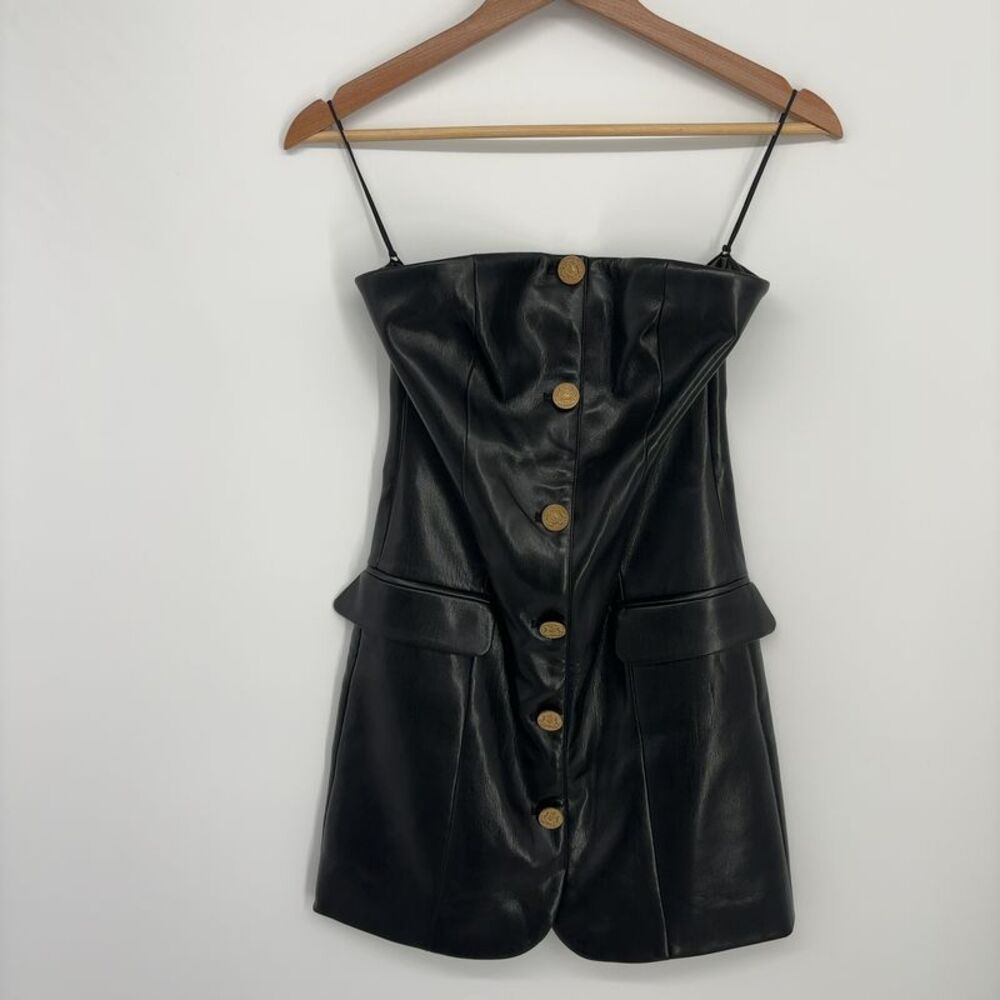 Alice + Olivia Button Down Mini Dress